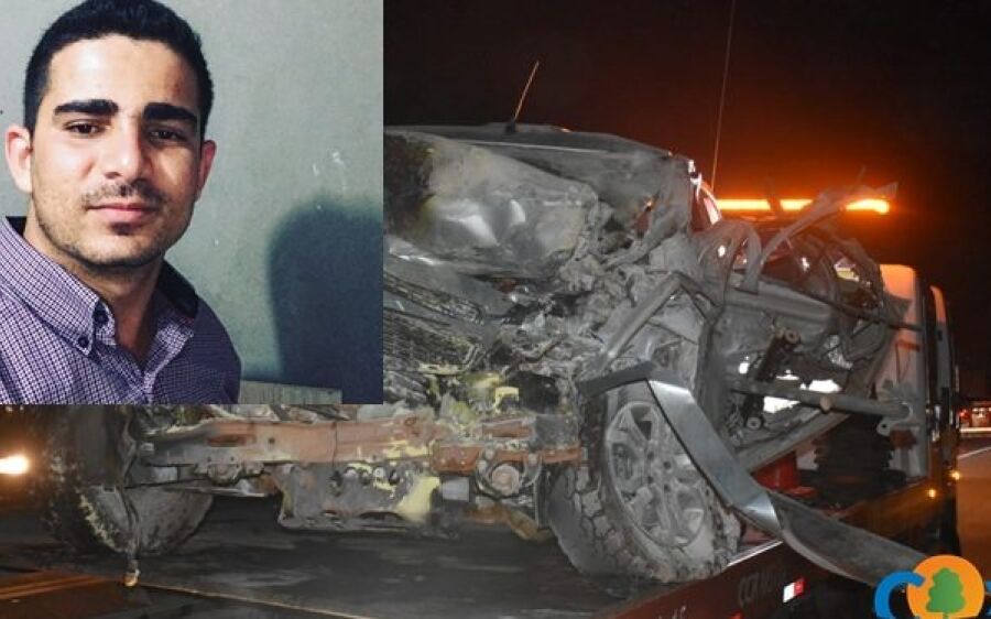 Morre comerciante que se envolveu em colisão com ônibus na BR-163 em Coxim