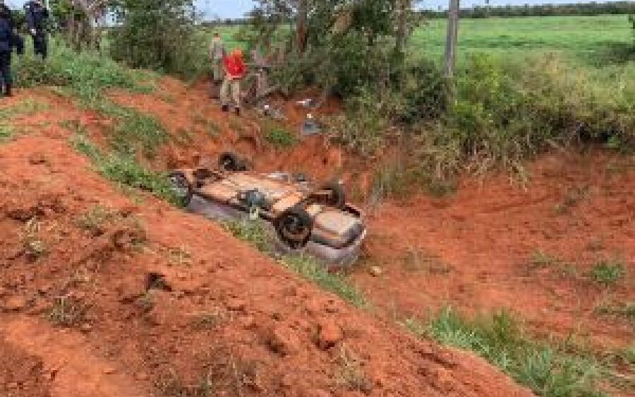 Acidente com táxi de Bonito deixa dois mortos na MS-178
