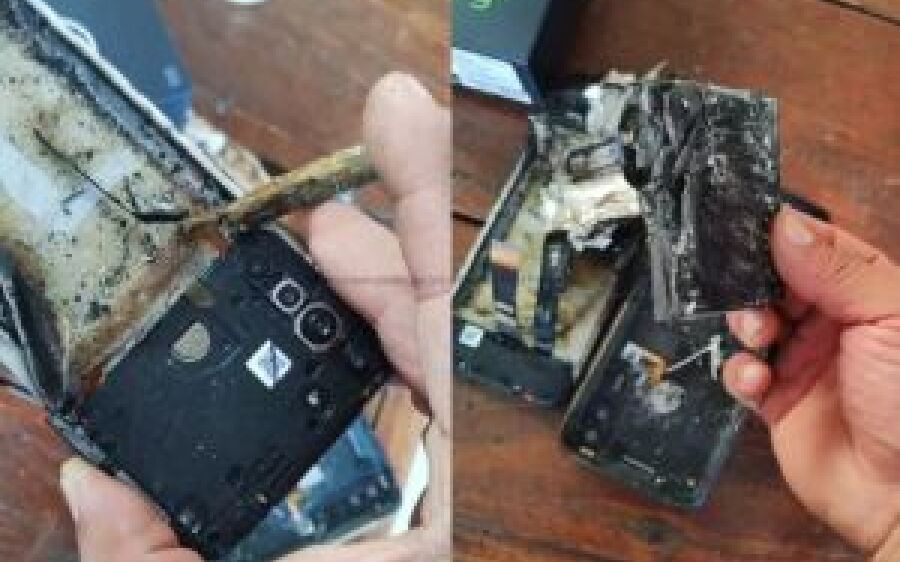 Celular explode em academia enquanto homem olhava as horas