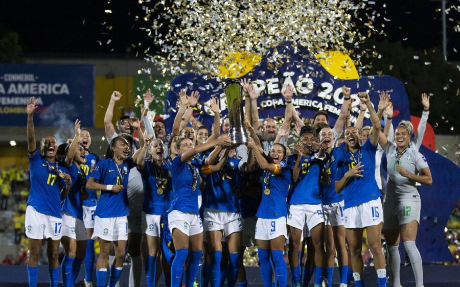 Futebol Feminino: Brasil vence Copa América com 100% de aproveitamento