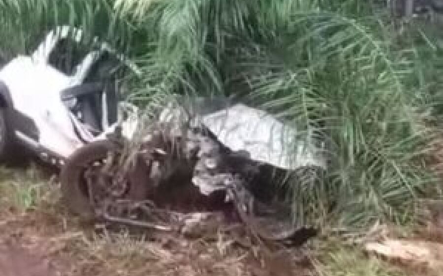 Traficante capota carro lotado de drogas durante fuga na MS-376