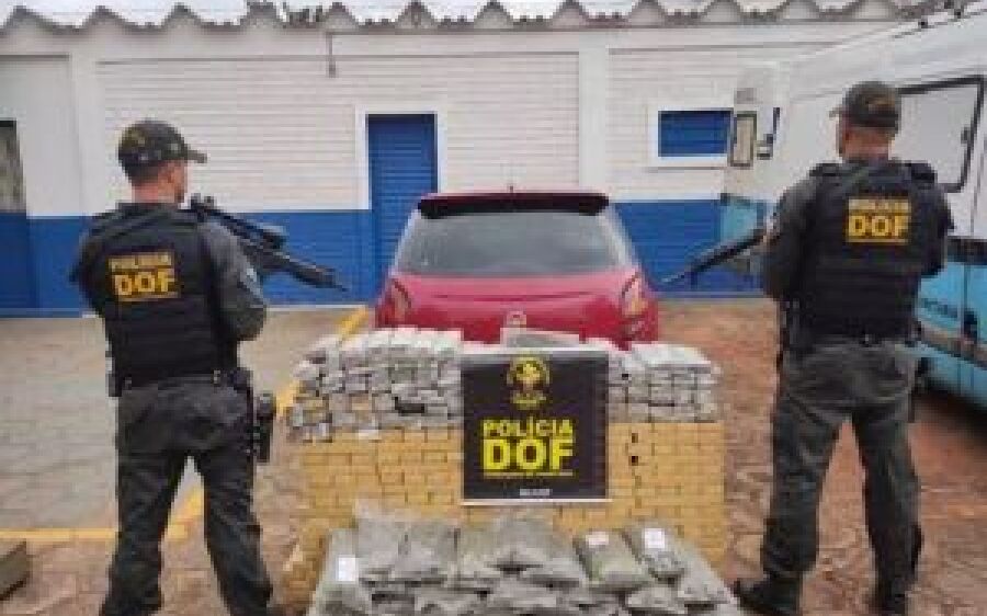 Traficante tenta fugir, mas é preso com mais de meio milhão em maconha e skunk