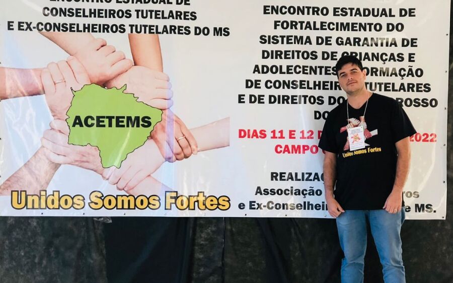 Conselheiro Tutelar Yham Chagas representa o Município de Rio Verde no encontro de Conselheiros 