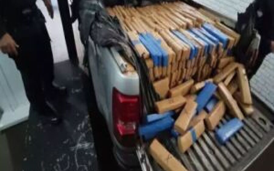 Traficante é preso com 1,2 tonelada de maconha e medicamentos abortivos