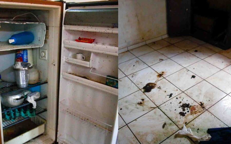 Polícia encontra filhos de idosa abandonada em casa cheia de fezes em Campo Grande