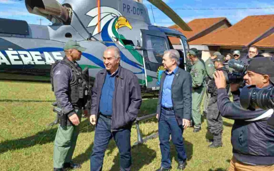 Dourados recebe helicóptero, equipamentos e entrega de nova sede do DOF é anunciada