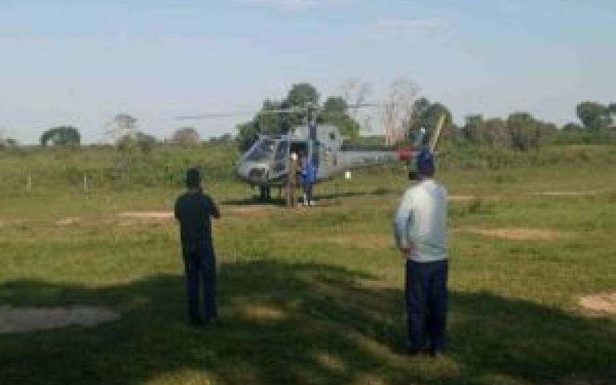 Turista é resgatado de helicóptero no Pantanal após pular em piscina e bater a cabeça