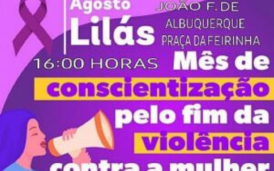 Blitz Educativa e caminhada do Agosto Lilás acontecem nesta sexta e sábado em Coxim