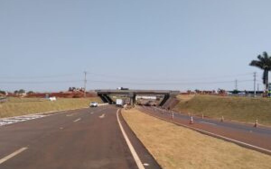 CCR MSVia libera o tráfego em novo viaduto do km 258 na BR-163/MS, em Dourados 