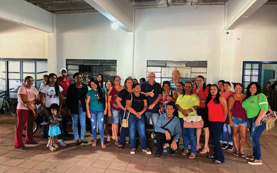 Prefeito Réus Fornari reúne com Servidores da Secretaria  Municipal de Obras de Rio Verde. 