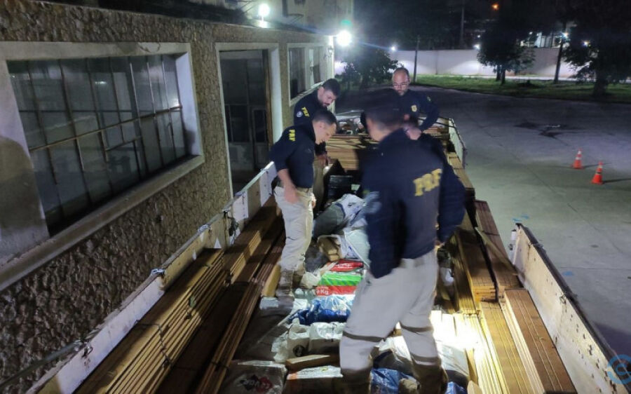 Morador de Coxim é preso transportando 4,5 mil quilos de maconha no Rio de Janeiro 