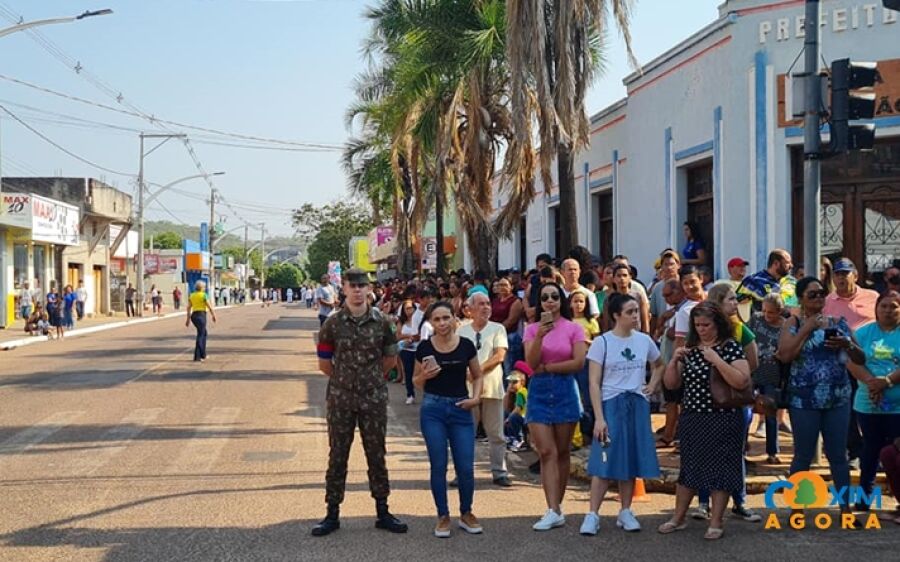 População coxinense prestigia desfile cívico em comemoração ao Bicentenário da  Independência