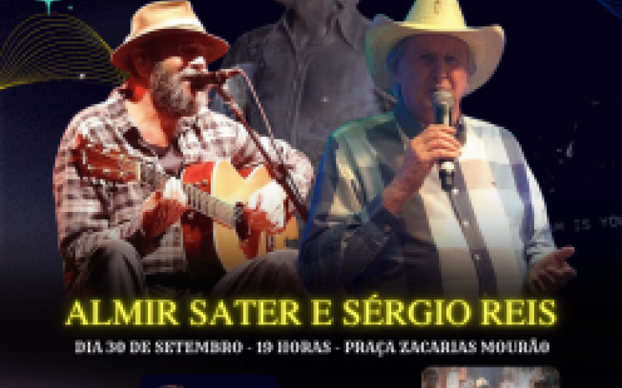 Em reencontro histórico, Almir Sater e Sérgio Reis cantam juntos em homenagem a Zacarias Mourão 