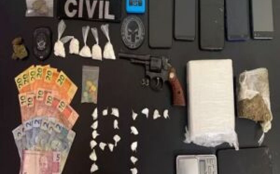 Operação da Polícia Civil prende cinco por tráfico em cidade de MS