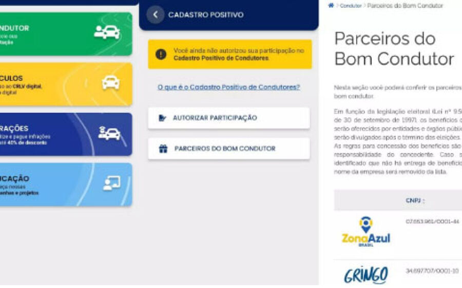 Cadastro Positivo de Condutores está aberto para adesão, mas ainda sem benefícios para MS