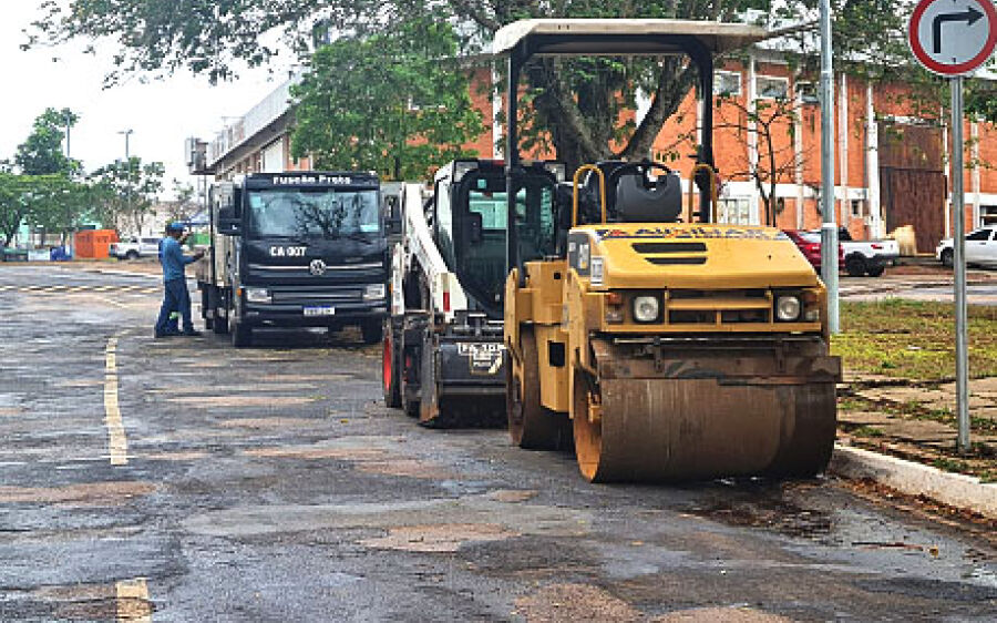 Prefeito Edilson Magro comemora início de obras de infraestrutura em Coxim