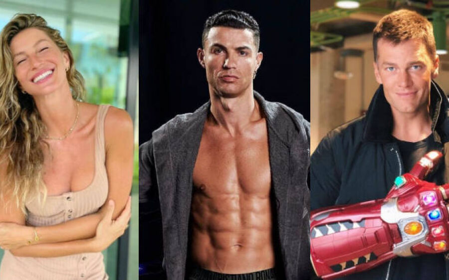 Cristiano Ronaldo é apontado como pivô da suposta separação de Gisele Bündchen e Tom Brady