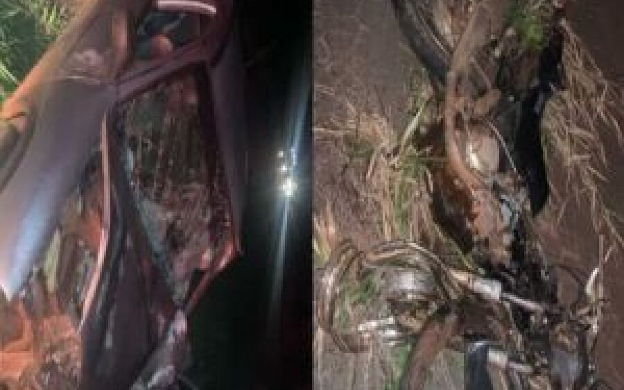 Motociclista faz ultrapassagem em local proibido e morre na MS-295