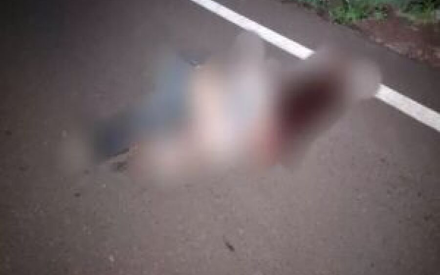 Ciclista tem cabeça esmagada por caminhonete na MS-379