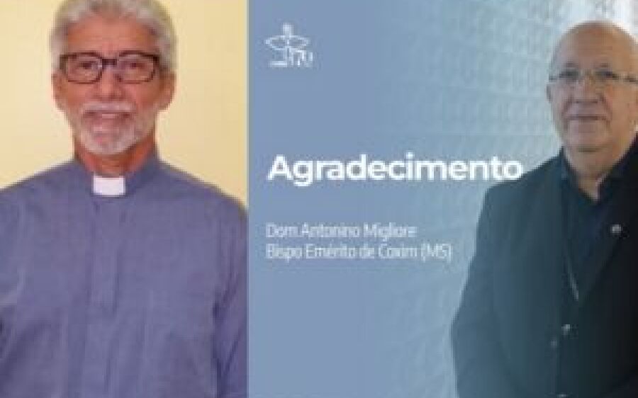Papa Francisco acolhe renúncia de Dom Antonino Migliore e nomeia novo bispo para a Diocese de Coxim 