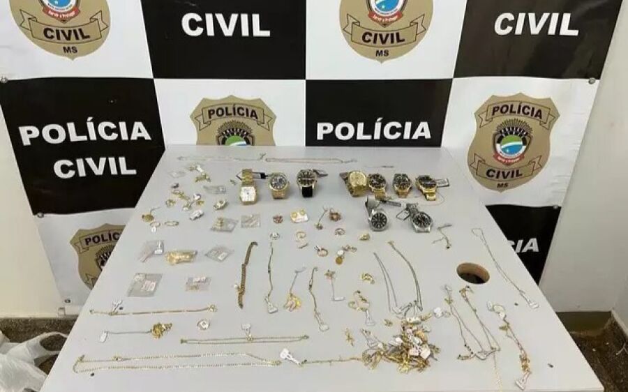 Polícia Civil prende suspeito de furtar R$ 1 milhão em relojoaria de MS