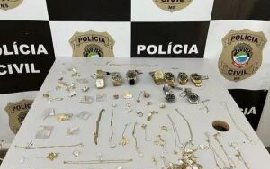 Polícia Civil prende suspeito de furtar R$ 1 milhão em relojoaria de MS 