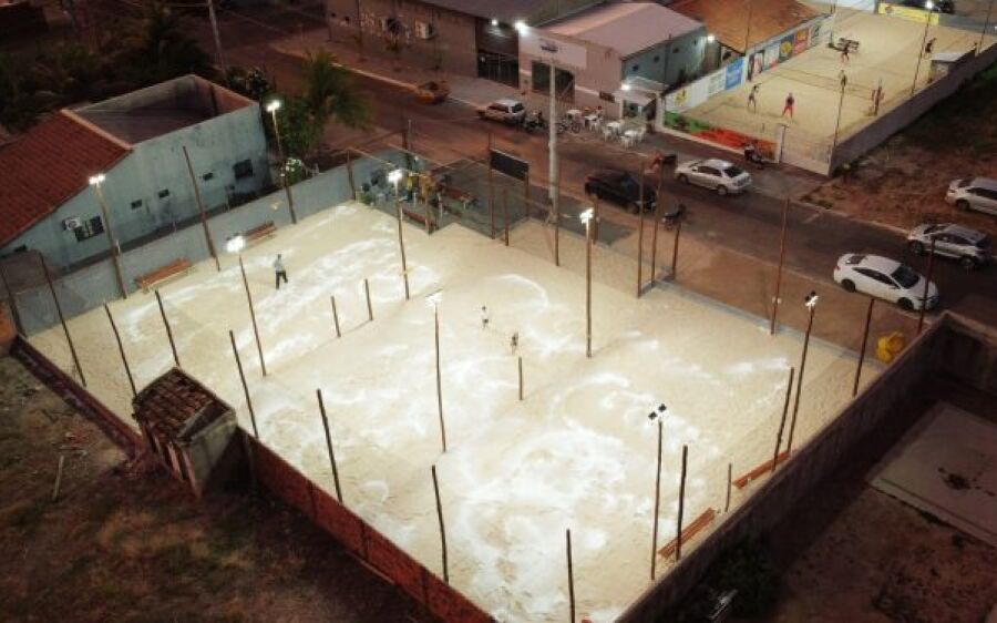Arena CS Beach Tennis inaugurou  ontem mais 3 quadras em Coxim 