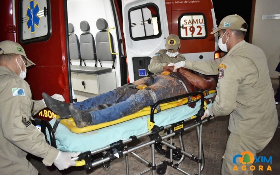 Durante briga, três acabam esfaqueados em residência no Santa Maria em Coxim