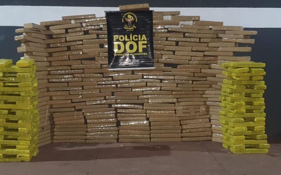 DOF apreende maconha que seria levada para Nova Andradina