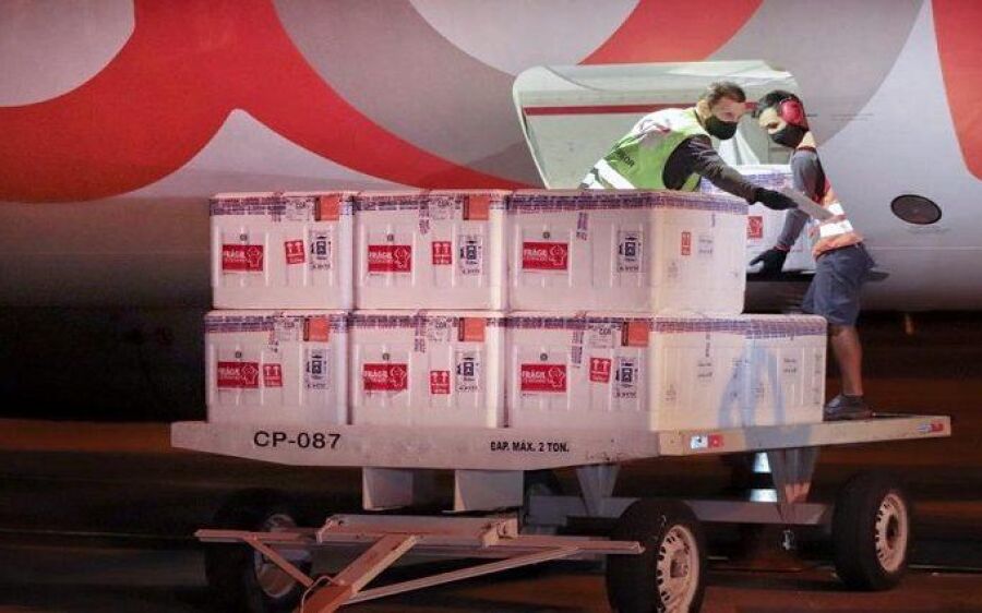 Mais 75,3 mil doses de vacina contra Covid-19 chegam a Mato Grosso do Sul nesta semana