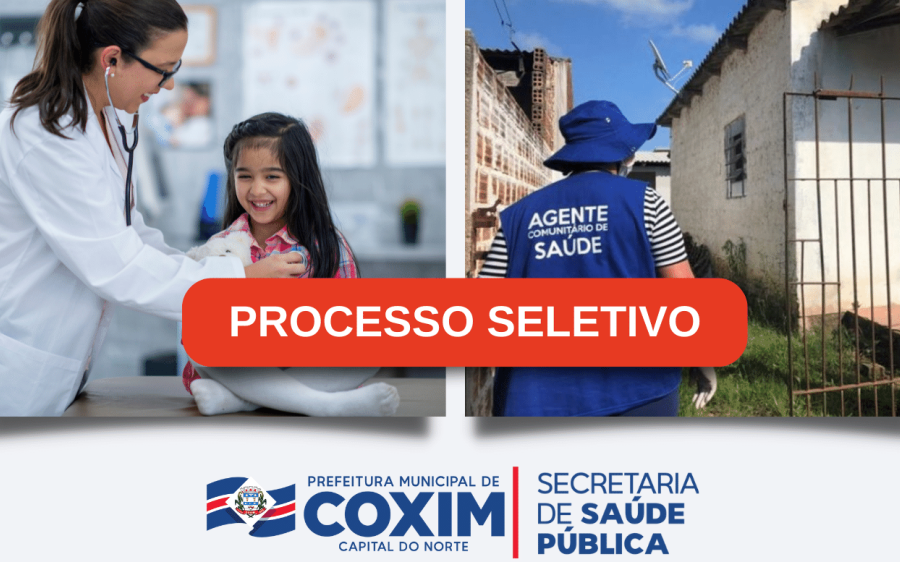 Secretaria Municipal lança edital para contratar Médico Pediatra e Agente Comunitário de saúde