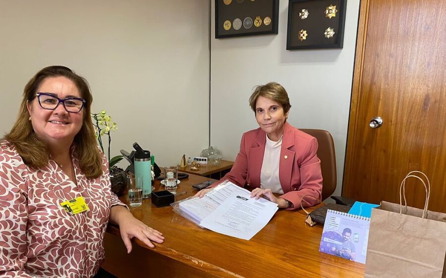Dra. Juliana  representa o prefeito em Brasília e  solicita recursos para a construção de ESF's 