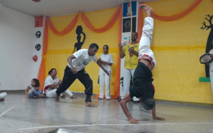 Associação de Capoeira Nação Primitiva participou da semana da Consciência Negra