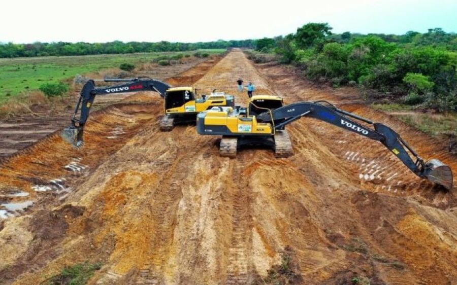 Governo fará obra de acesso ao  Porto Rolon, no valor de R$ 40  milhões na região do Pantanal