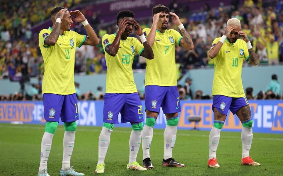 Brasil atropela a Coreia do Sul e vai enfrentar a Croácia nas quartas de final