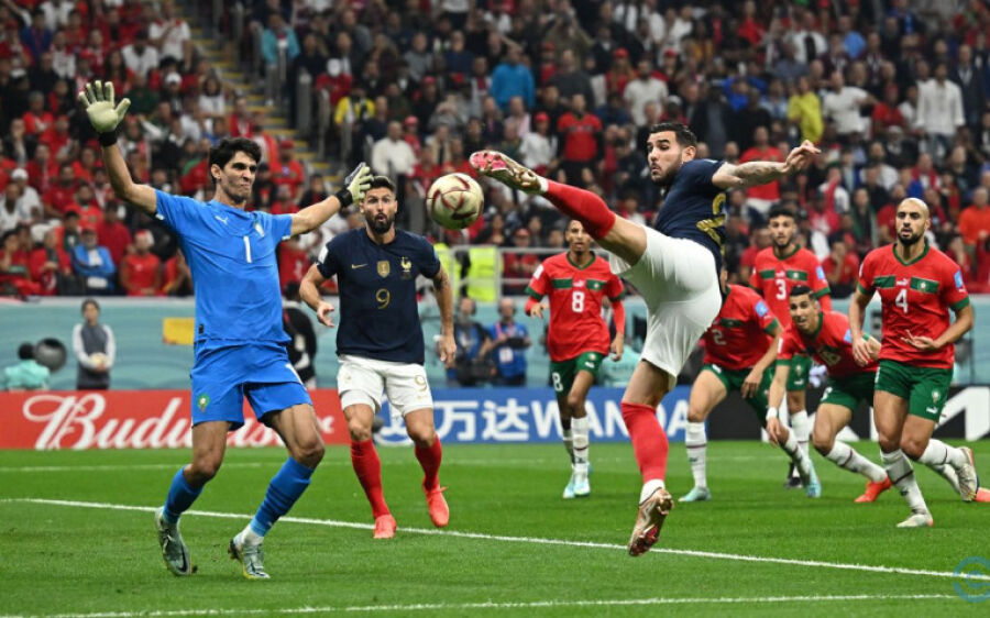 França vence o Marrocos por 2 a 0 e enfrenta a Argentina no domingo