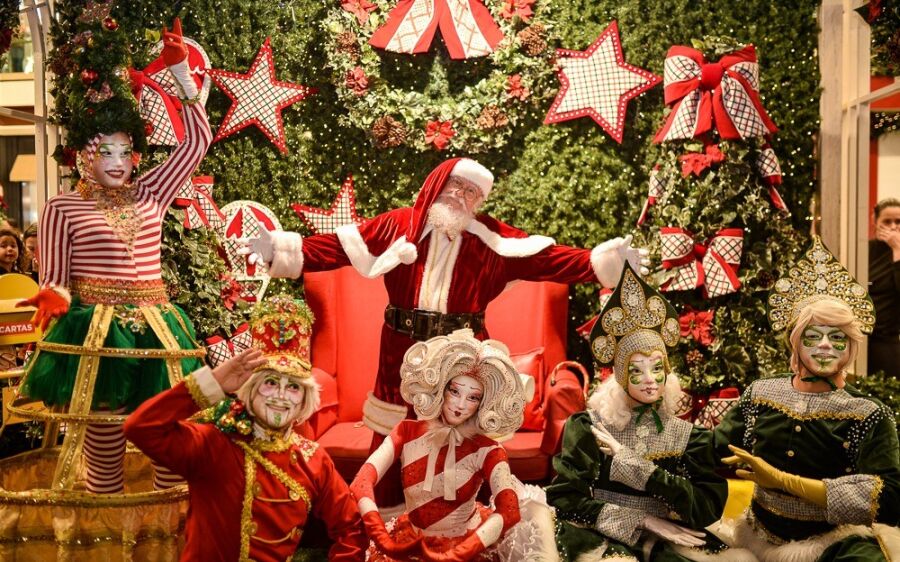 Ainda dá tempo de fazer pedidos e tirar fotos com o Papai Noel