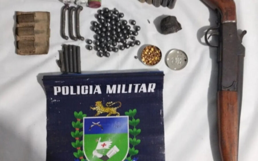 Polícia Militar prende homem em flagrante por porte ilegal de arma de fogo em Rio Verde