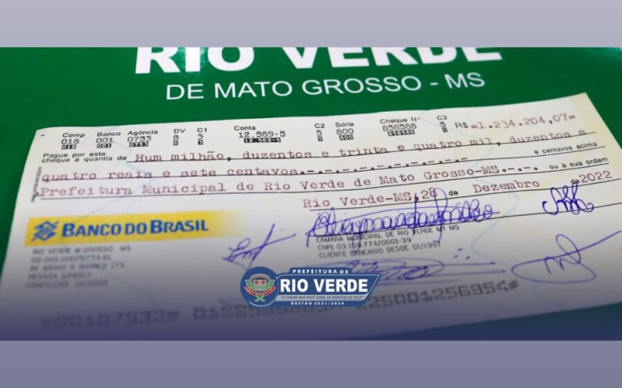 Câmara devolve mais de 1 milhão de reais no segundo ano consecutivo do Duodécimo ao Poder Executivo