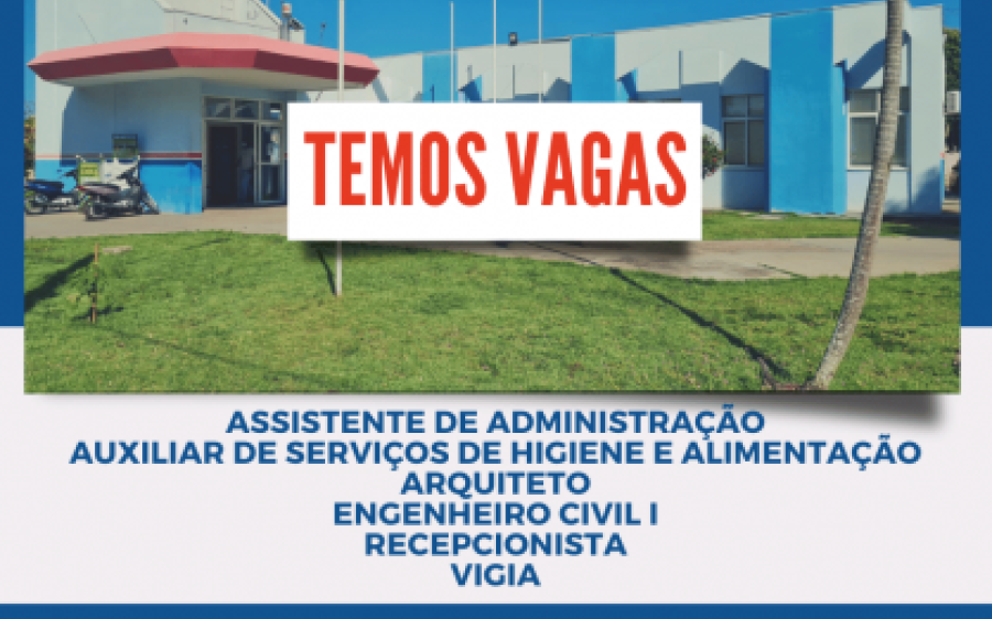 Prefeitura de Coxim abre vagas para contratação em diversas áreas