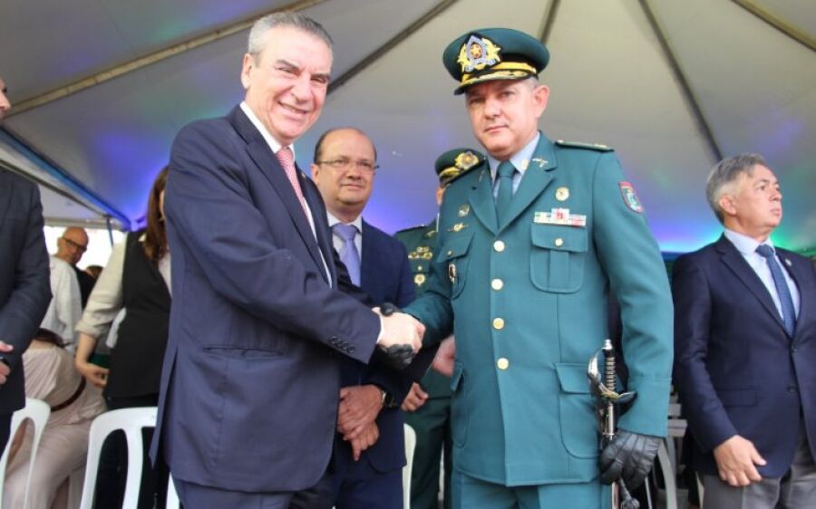 Presidente representa ALEMS em trocas de comando da Segurança Pública