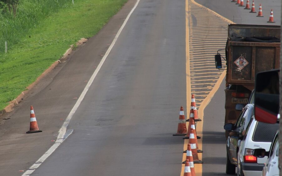 Saiba quais os trechos da BR-163/MS com obras e serviços de melhoria nesta sexta-feira 