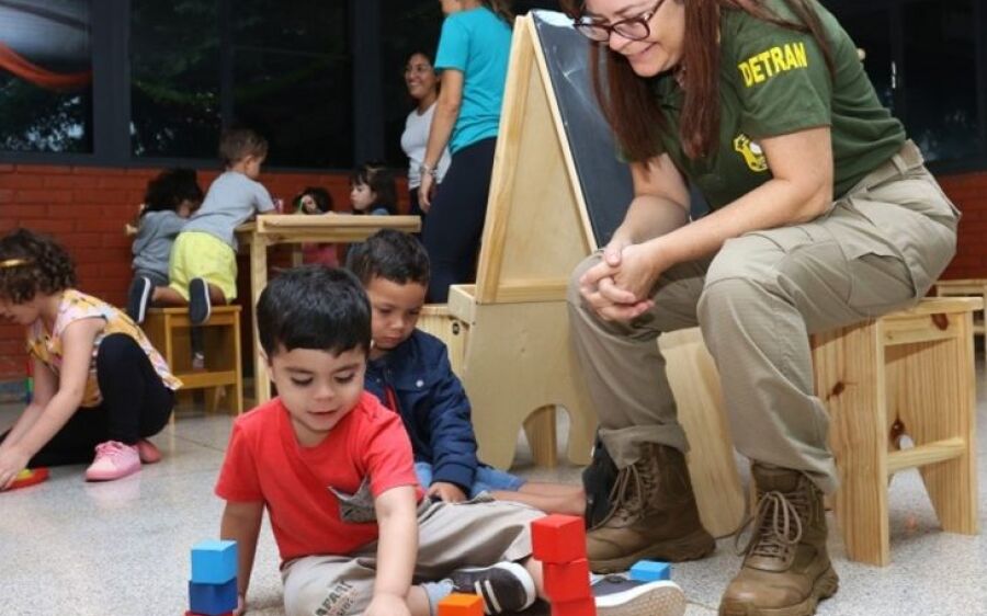 Centro Infantil do Detran inicia atividades de 2023 com acolhida especial para as crianças