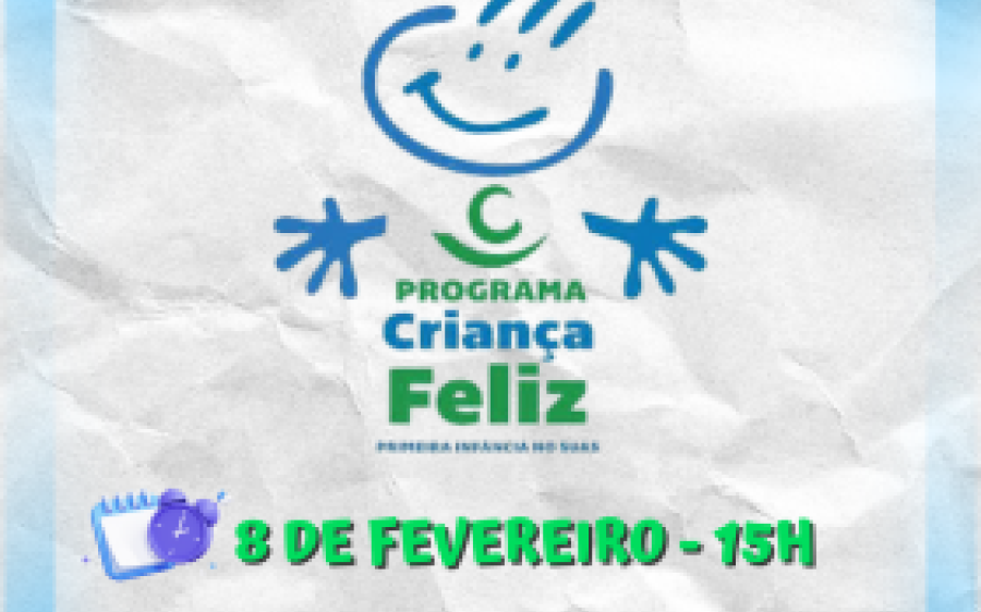 Lançamento do Programa Criança Feliz será dia 8 de fevereiro em Coxim