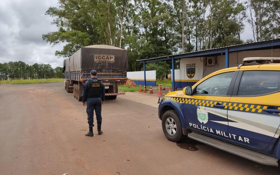 Polícia Militar Rodoviária apreende 963 quilos de entorpecente em Ponta Porã