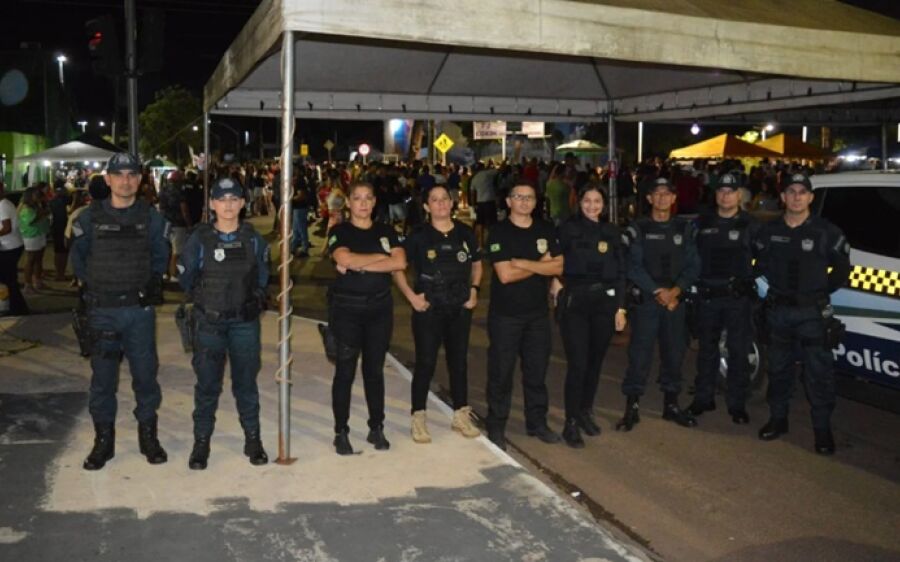 Polícia Militar e Polícia Civil realizam policiamento no Carnaval em Coxim