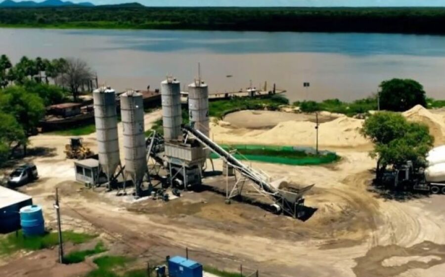 Construções das estacas da  ponte Bioceânica estão em 65% no lado do Paraguai