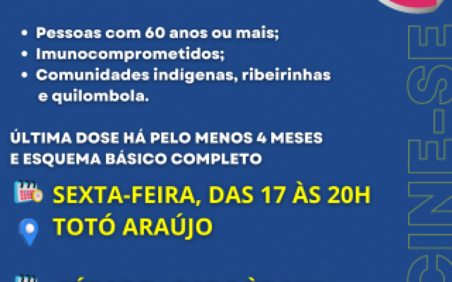 Vacina Bivalente contra a Covid passa a ser aplicada em pessoas com 60 anos ou mais