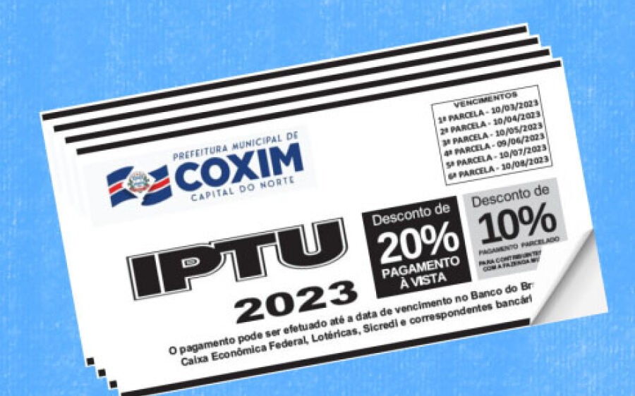 Carnês de IPTU começam a ser entregues pelos Correios
