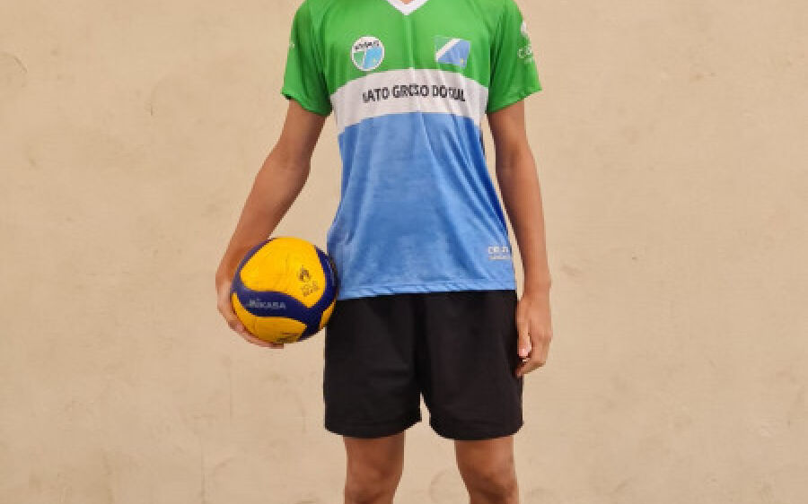 Atleta de Coxim vai defender seleção de MS no Campeonato Brasileiro de Vôlei